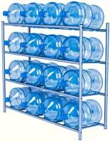 Стойка для 16 бутылей по 19 литров разборная картинки